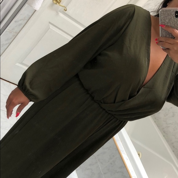 OLIVE PANT JUMPSUIT 1X, 2X & 3X - Picture 5 of 7